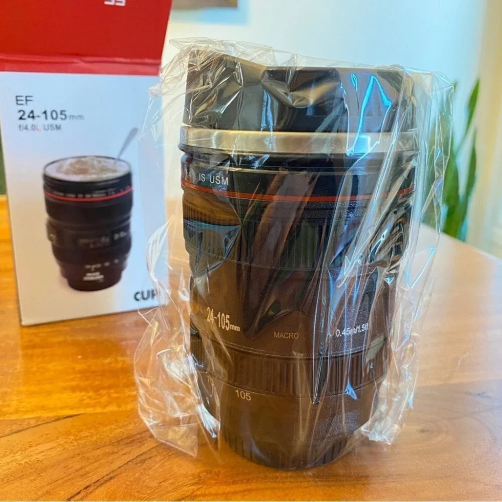 Photographer Camera Lens Coffee Tea Mug with lid - No Brand Name